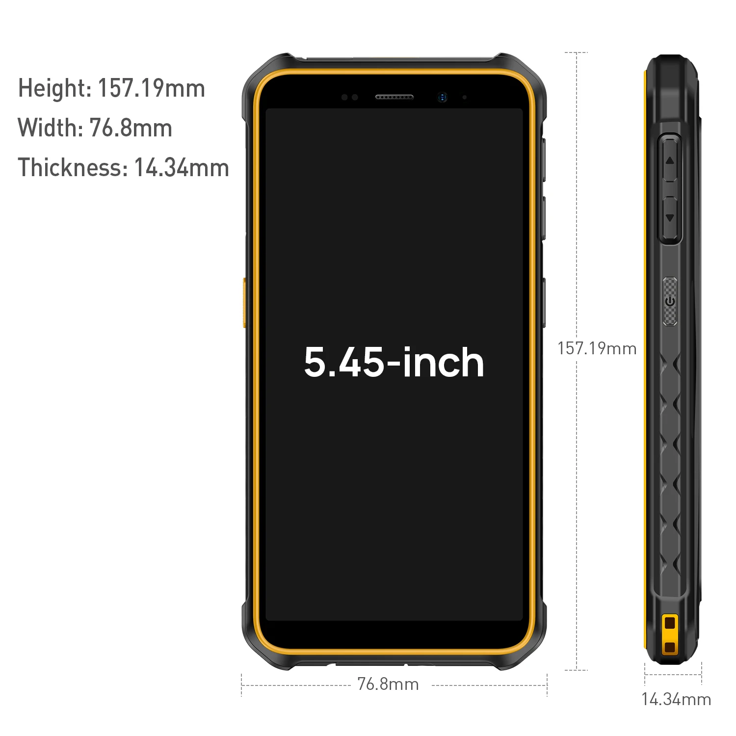 Ulefone Armor X12,Android 13，Up to 6ГБ（3ГБ+3ГБ）RAM，32ГБ ROM，4860mAh，13MP , 5.45", 4G NFC,Global Version 6