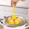 Egg Steaming Rack With Five Holes Silicone Egg Cooker for Supplementary Food Egg Steaming Tray Kitchen Creative Egg Cooking Tray 2