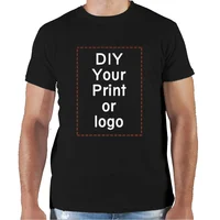 T-shirt personnalisé femmes hommes personnalisé imprimé 100% coton à manches courtes votre Logo Photo marque texte t-shirt personnaliser vêtements graphiques 2
