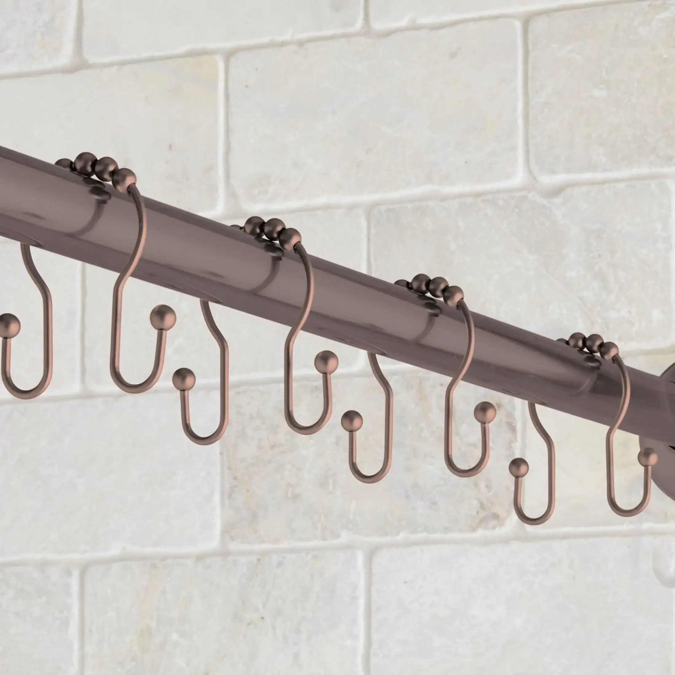 Rustproof Double Shower Hooks 5