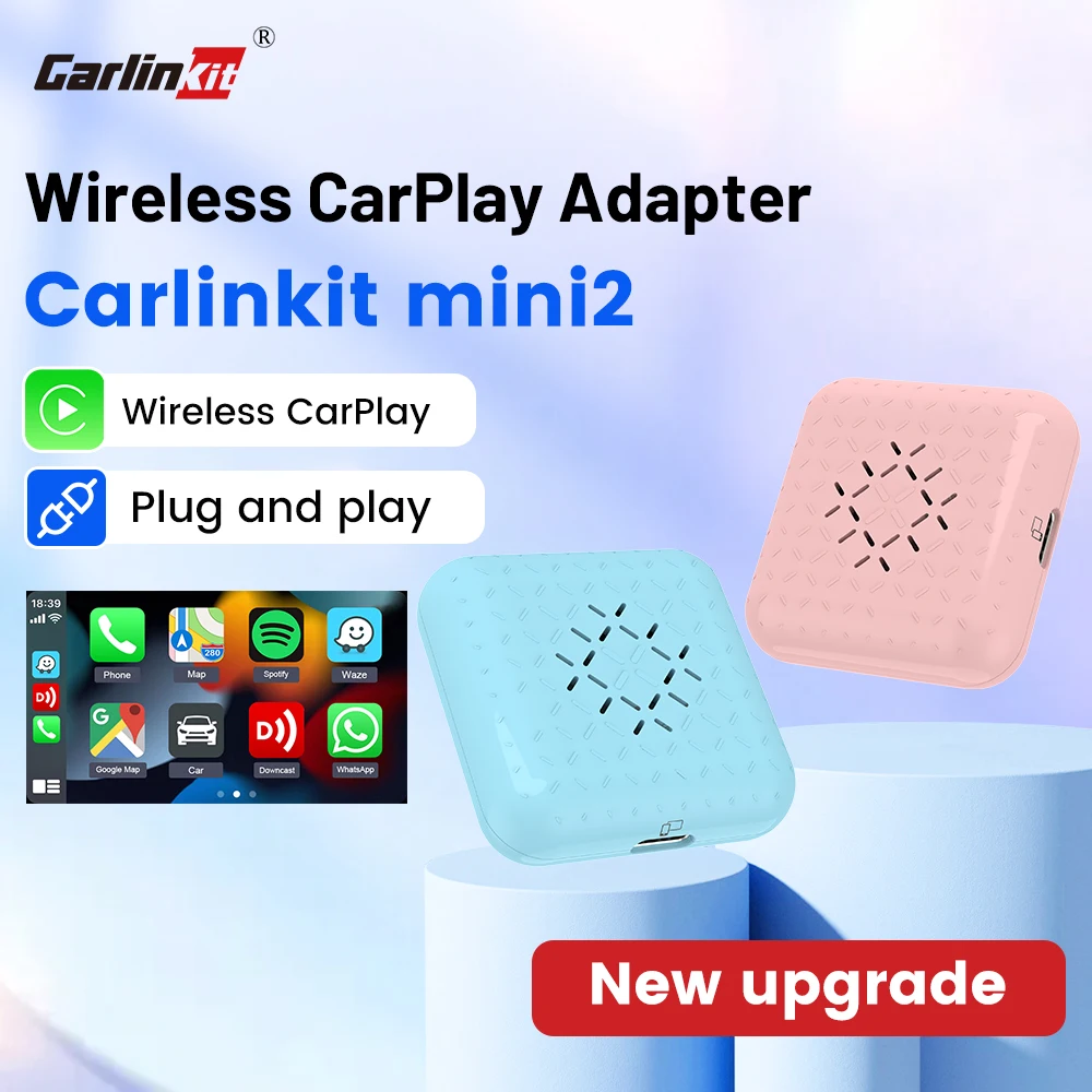 

Carlinkit Carplay беспроводной адаптер Ai Box Автомобильный мультимедийный плеер Bluetooth Wi-Fi автоматическое подключение Plug And Play беспроводной мини-плеер для автомобиля