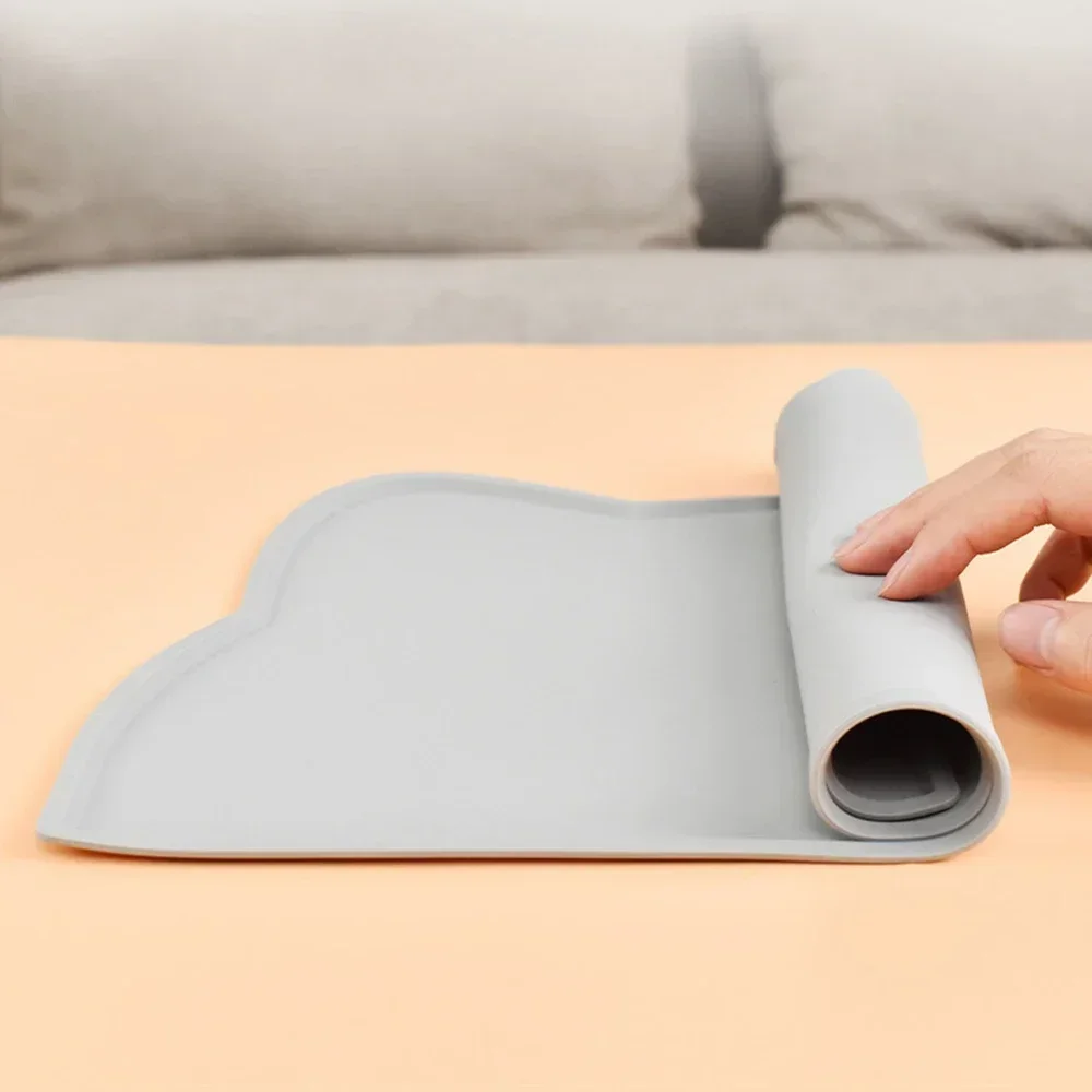 Pet Placemats 1PC Waterproof Non-slip Prevent Food Water Spills Easy Clean For Dogs Cats
