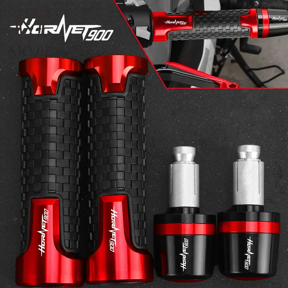 

Motorcycle 7/8" 22MM Handlebar Grips Handle Bar Cap End Plugs accessories For Honda CB900 CB919F HORNET900 HORNET 900 2002-2007