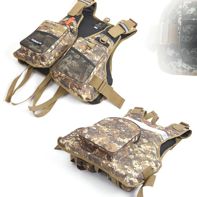 

1 шт. жилет для ловли нахлыстом, многофункциональный сетчатый рюкзак с карманами, куртка для ловли нахлыстом, плавающий жилет, жилет для ловли нахлыстом