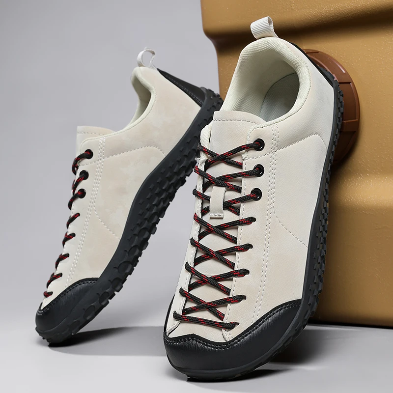 Barefoot Wide Toe Sneakers Unisex Zero Drop Minimalist Outdoor Shoes Non Slip Lace Up Walking Sports Shoes 36-38 Plus Size Shoes 2