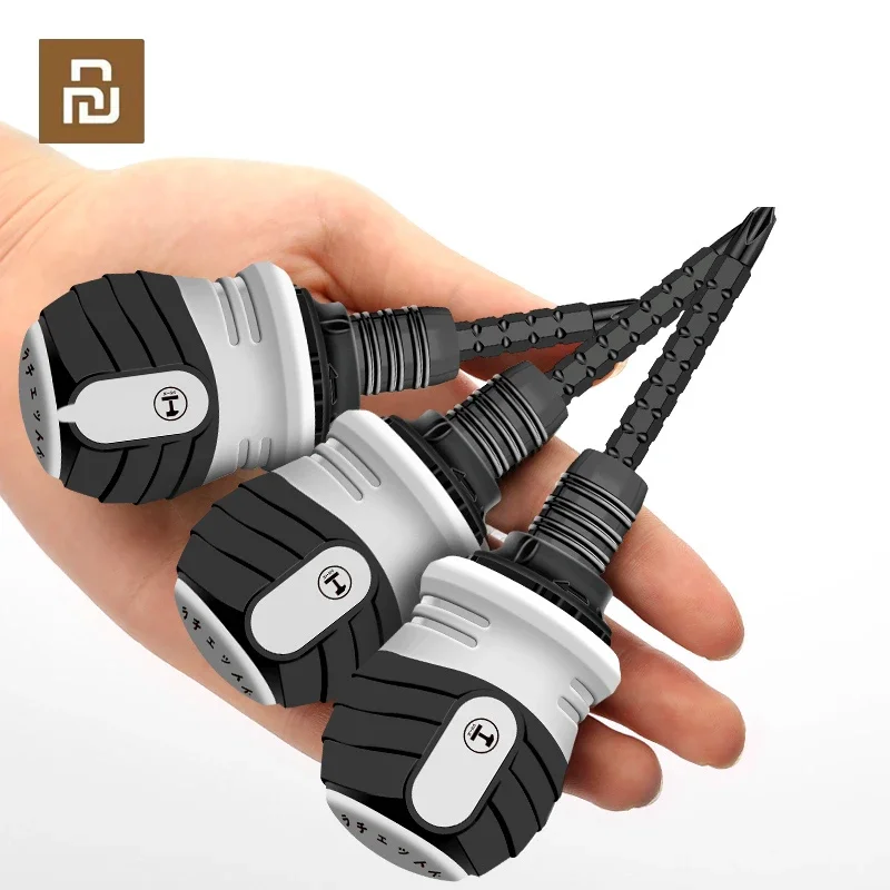 

2022 Youpin GREENER Telescopic Dual Purpose Small Chrome Vanadium Steel Repair Tools Ratchet Screwdriver Set Cross Groove Drill