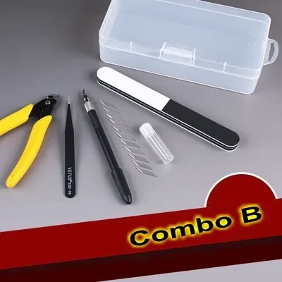 Model Tools Building Combo DIY Accessories Grinding Cutting Polishing Set For Modeling Military Hobby