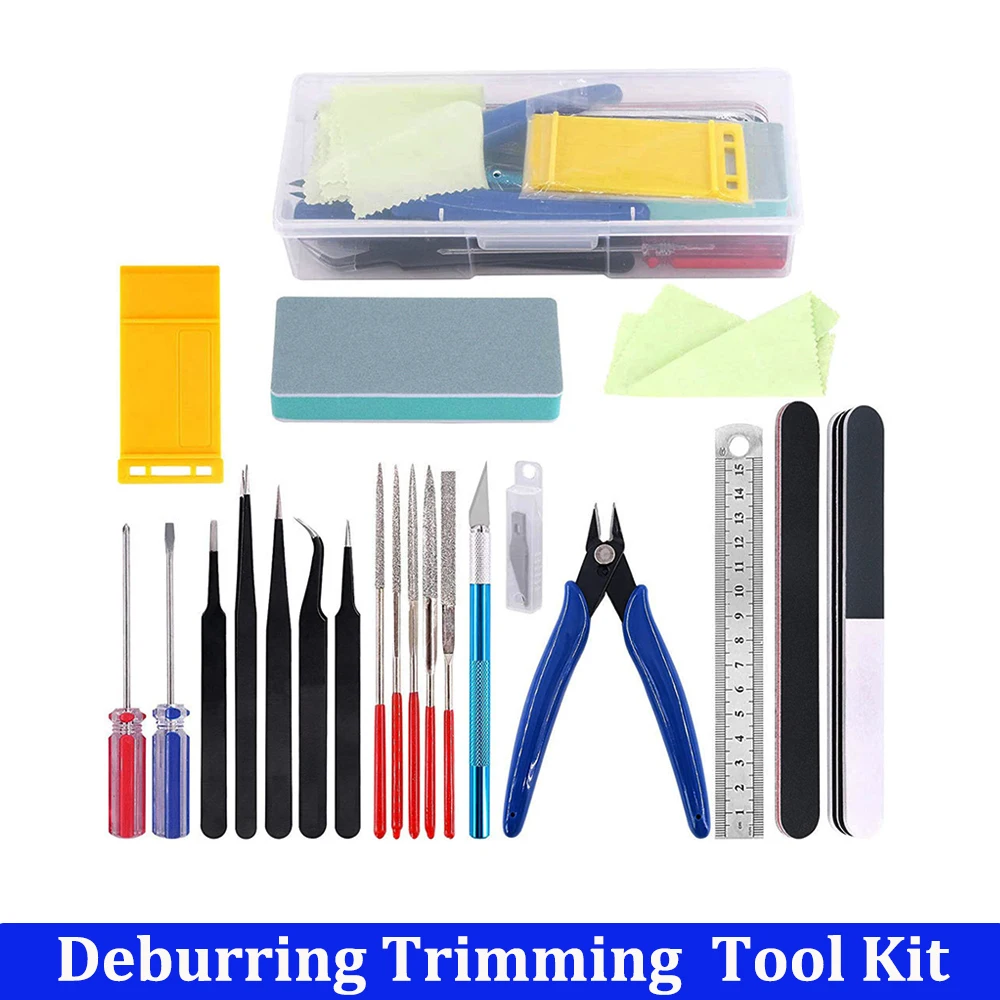 DIY Deburring Trimming Knife 3D Model Grinding Edge Cutter Files Brush Cleaning Scraper Caliper Engraving Carving Tool 3D Parts