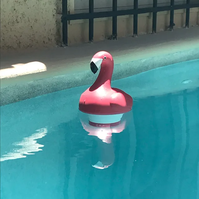 Úszómedence Állati Úszó Klór Adagoló Szép Kacsa Diffúzor Medence Tisztító Készletek Kiegészítők - Image 2