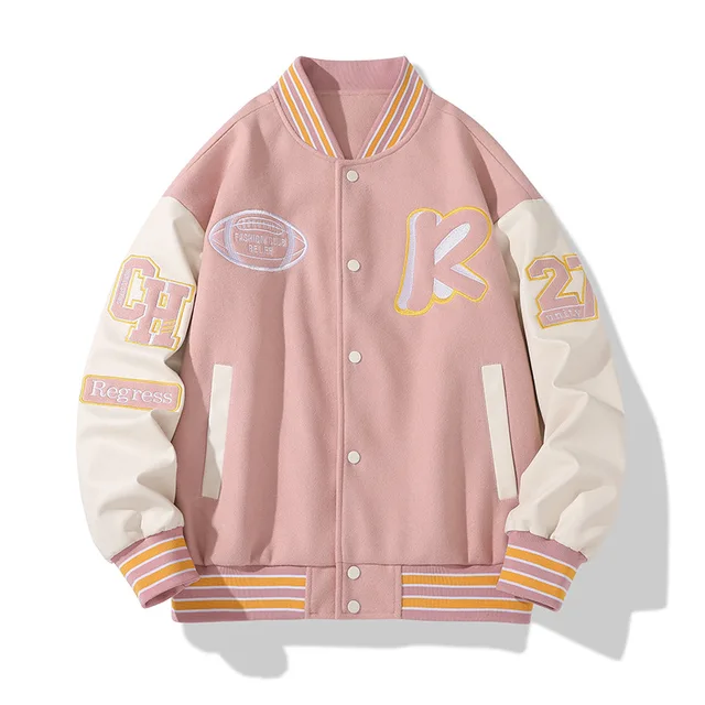 Embroidery Loose Graffiti Jacket 3