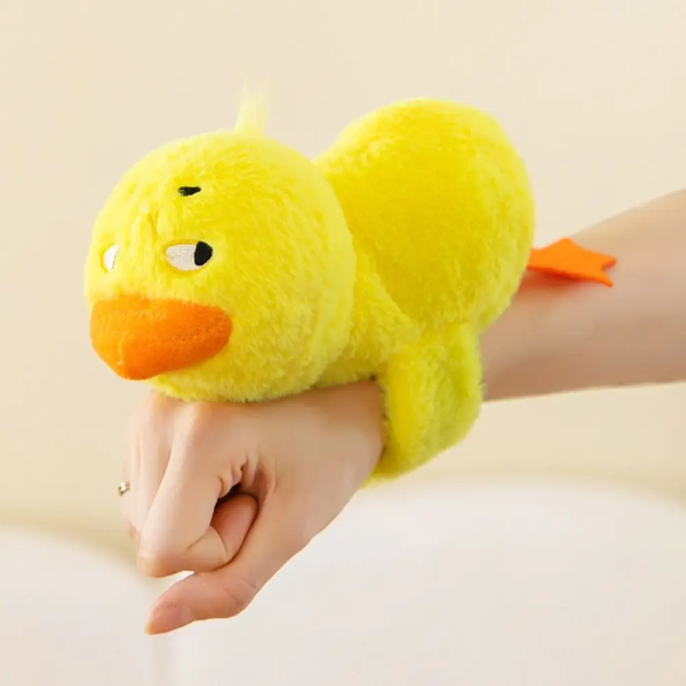 Panda Slap Bracelet Series Capybara Chick Plush Doll Slap Bracelet Soft Cute Doll Capybara Plush Wrist Band BirthdayGift