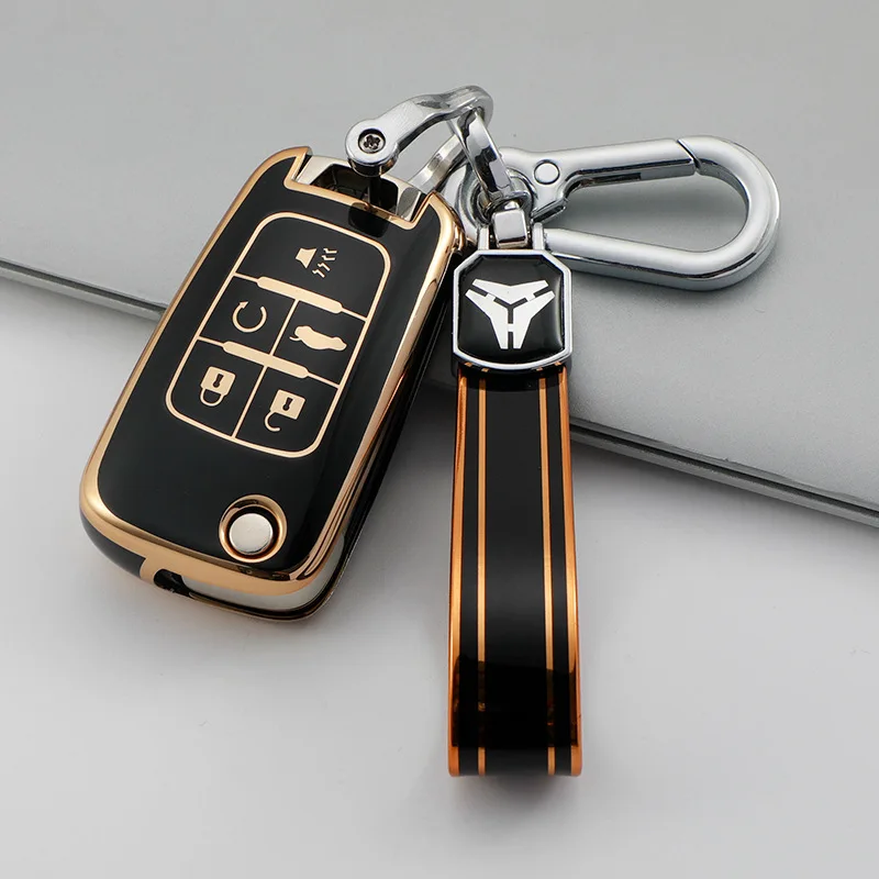 Tpu Remote Car Key Fob Per Chevrolet Chevy Cruze Malibu Camaro Aveo Equinox Impala Sonic Per Buick Smart Key Case