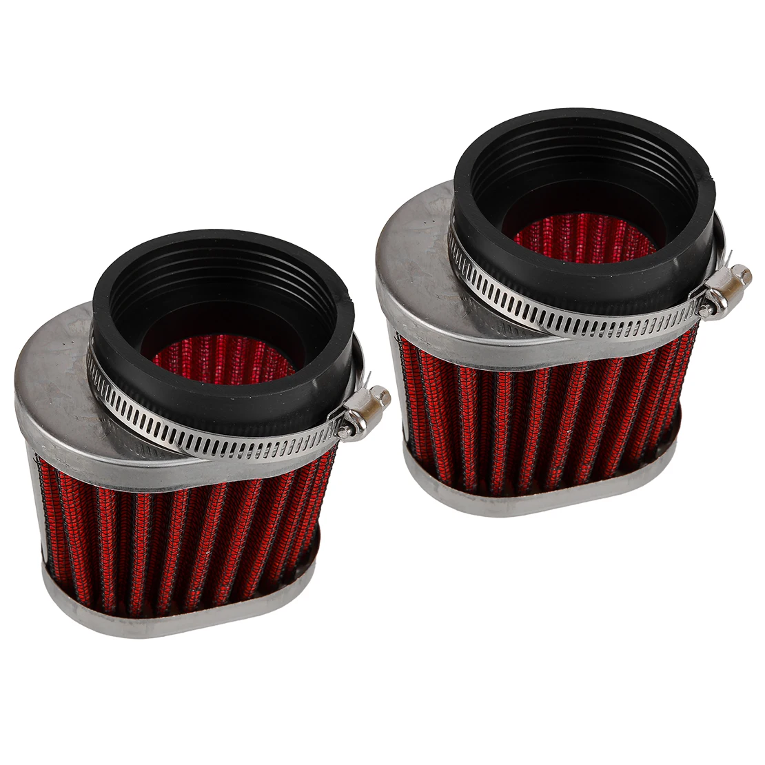2 Pezzi 54Mm Carburatore Oval Pod Air Cleaners Filtri Adatti Per Honda Cb650 Cb750 Cb900 Cb1000 Cb1100 Cbx