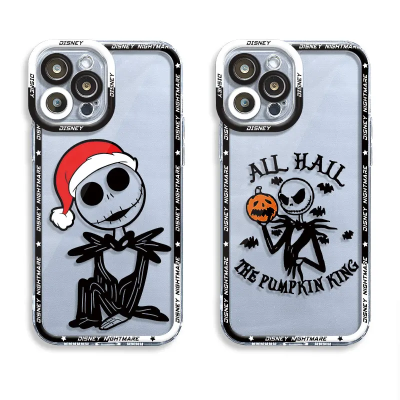 Custodia Per Samsung Galaxy S22 Plus Note 20 Ultra 10 Plus S10 S20Fe S21 S23 Ultra Disney Halloween Nightmare Before Cover