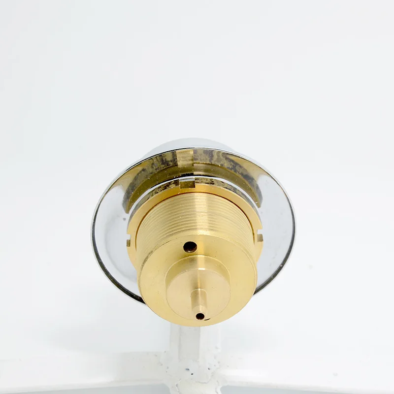 Single Hole Surfing Bathtub Brass Pneumatic Switch Start Button Processor Bathtub Accessories