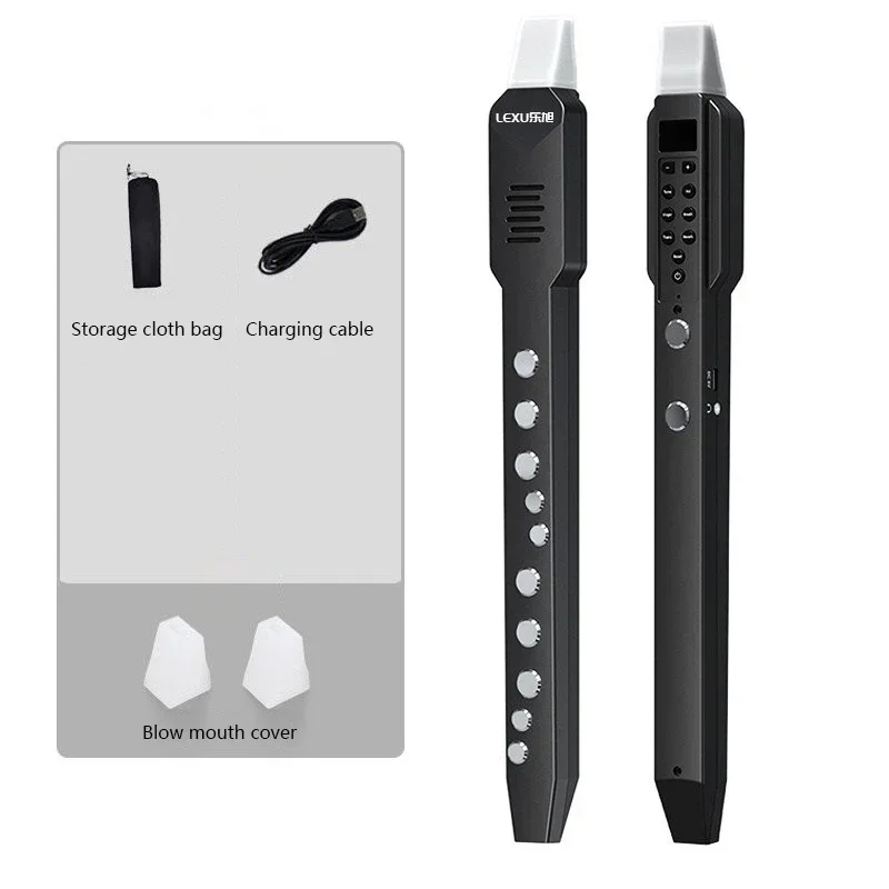 Mini Saxophone Flute Built-in Battery Pocket Simulated Sax Music Electronic Wind Instrument With Several Hours Operation Time