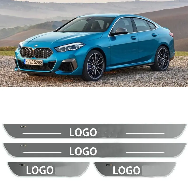 2x Car Ambient Light Door Pedal Lights For Bmw E65 E66 E67 E84