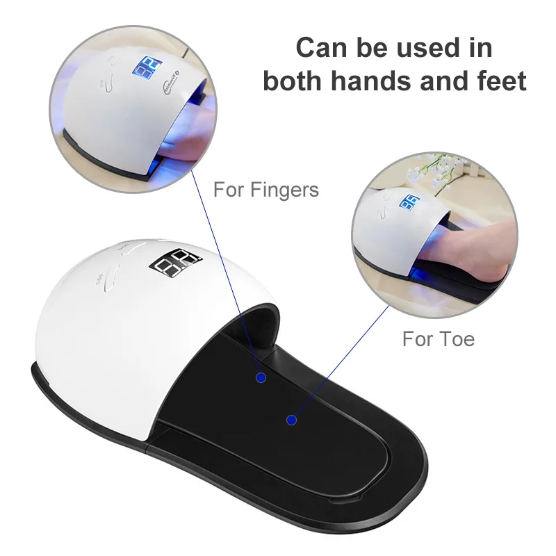 

UV LED Lamp For Nail Dryer Manicure Nail Lamp 30LEDS UV Suitable for All Nail Polishes Gel Varnish Nail Professional Lamp