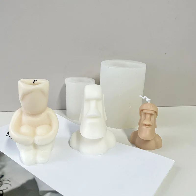 

Big Nose Head Portrait Silicone Mold Gift DIY Character Scented Candle Soap Home Decoration Crystal UV Epoxy Resin Mold