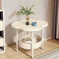 Creative Coffee Table Modern Minimalist Table Living Rooms Mobile Storage Rack Corner Table Cream Sofa Bedroom Cabinet Bedside 6