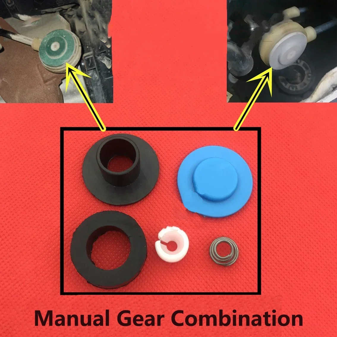 Gear Linkage Repair Kit For Opel Vauxhall Astra J Gearbox Shifter Lever Cable End Pivot Connector Rebuild Bushing 10-2015 738216 gear shifter gearbox control cable repair kit