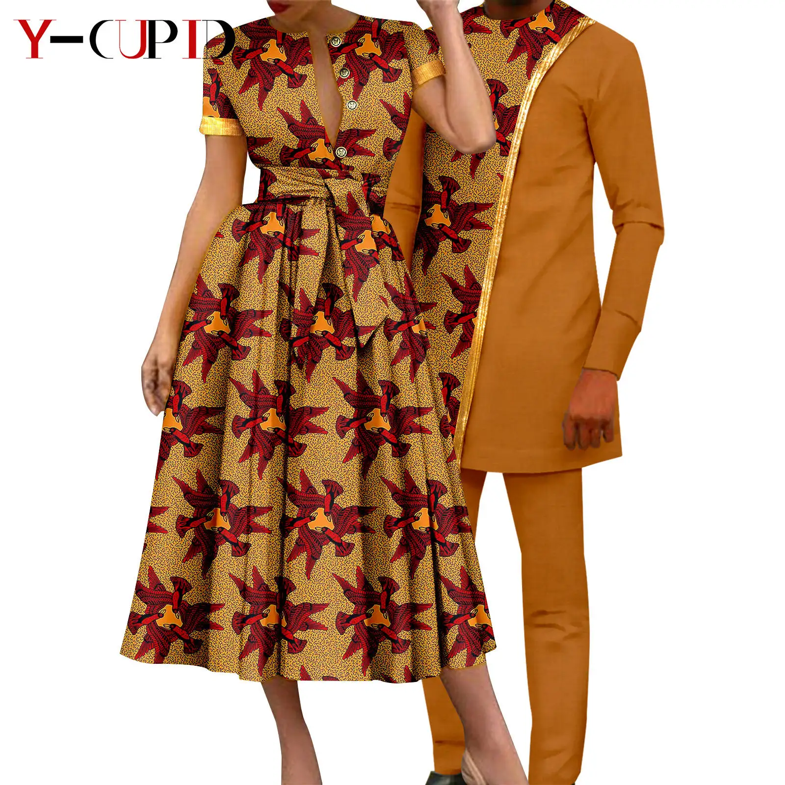 男性と女性のためのアフリカの衣装,アフリカのカップルの衣装,ダシキ