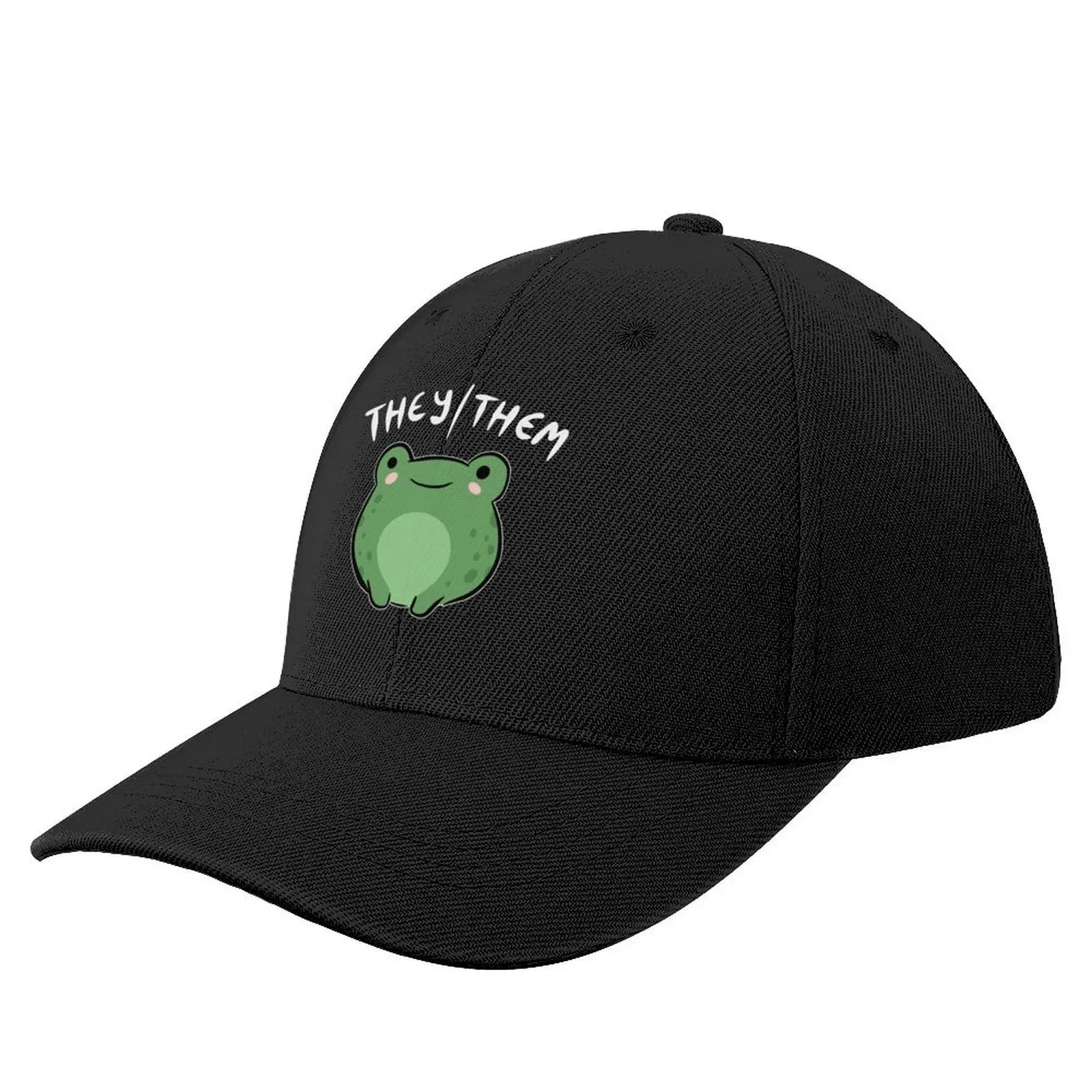 They/Them Pronoun Frog: A Kawaii Nonbinary Gift Celebrating Queer Aesthetics, Demigirls, Demiboys, and Transgender  Baseball Cap