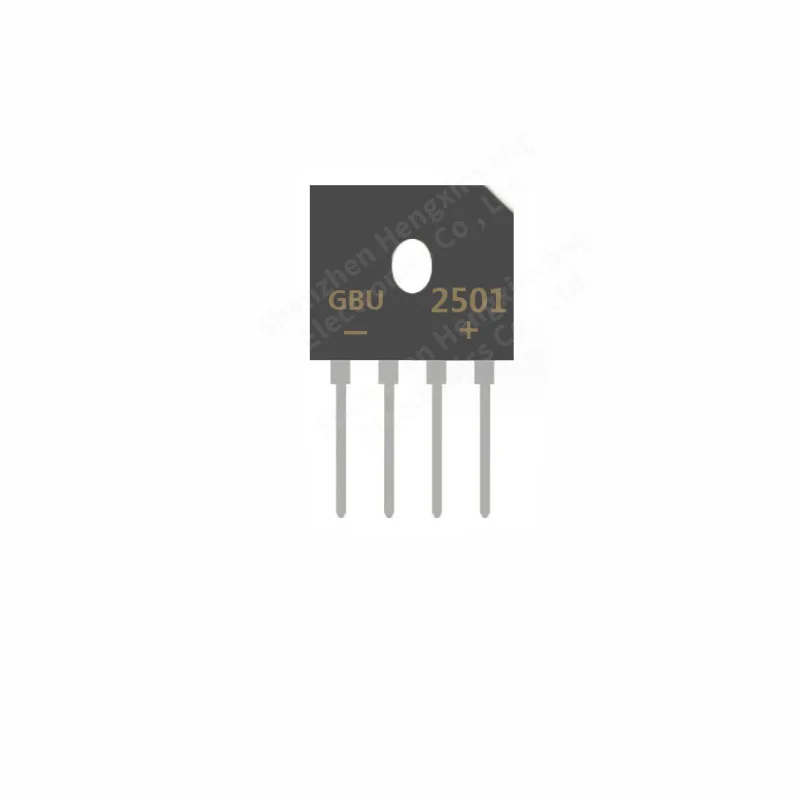 10PCS GBU2501 package GBU 20A 100V rectifier bridge diode