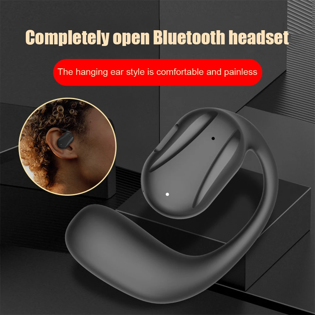 Portable Noise Canceling Wireless Earpiece Full Open Bluetooth