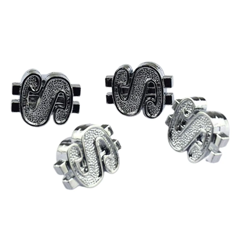 

4Pcs Dollar Star Shaped Tire Valves Stem Caps Dust Cover for Car Motorcycle Bike Dropship