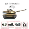 Heng Long 1/16 7.0 Upgraded Abrams RC Tank 3918 360 Turret Metal Tracks Rubbers RC Panzer Boys for Toys TH17800-SMT4 2