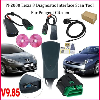 2025 Ultima V9.85 Strumento Diagnostico Professionale Lexia3 PP2000 OBD2 Diagbox Per Citroen Per Peugeot Lexia 3
