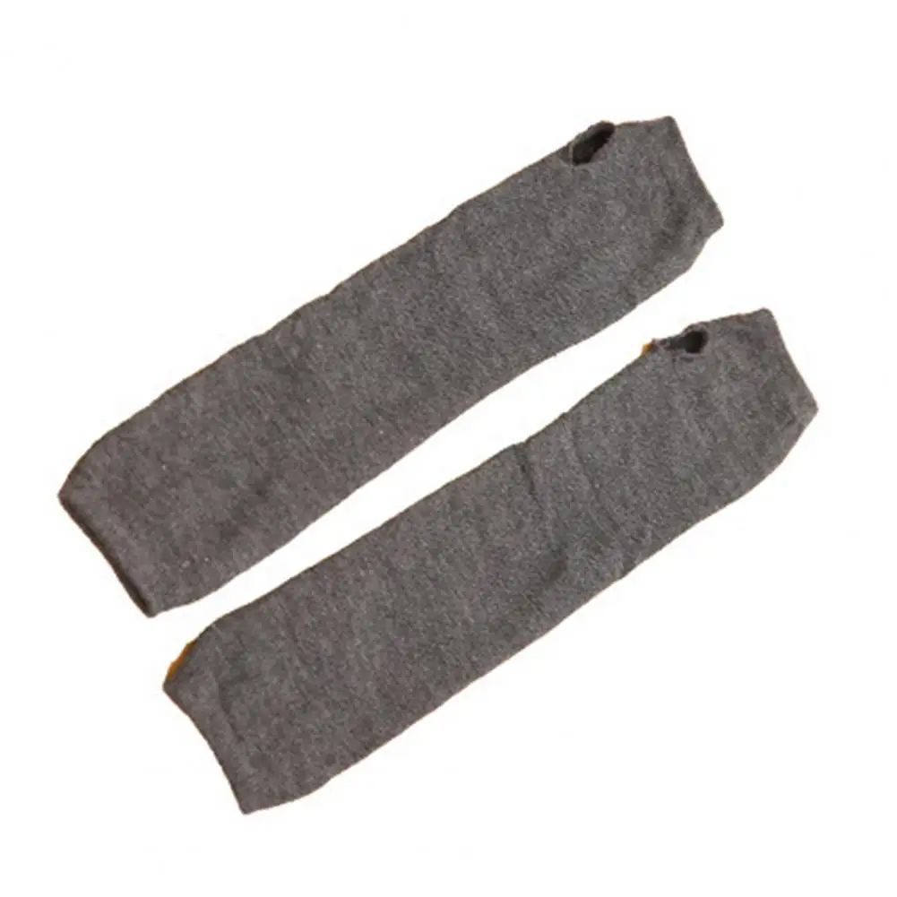 

Cyling Arm Sleeves Unisex Fingerless Knitted Arm Sleeves Warm Anti-slip Over Elbow Length Gloves for Cycling Riding Thick Soft