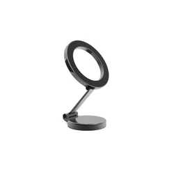 Magnetic Car Phone Holder | 360° Rotating Auto Mount (Black With Box)