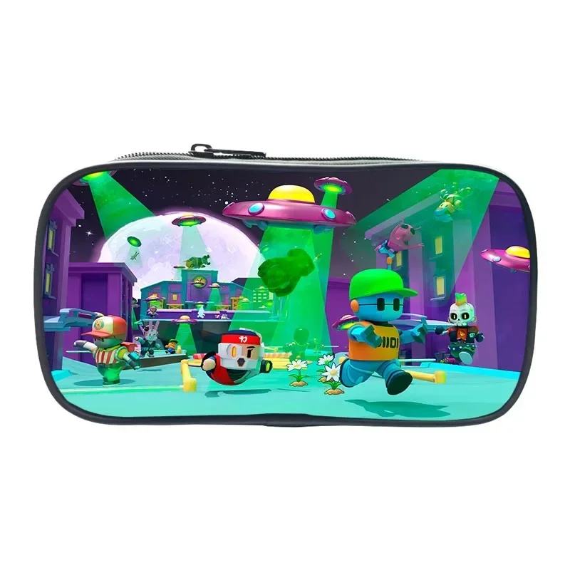 Stumble Guys Print Pencil Case for Boys Girls Kids Gift Pencil Bag Stationery Bags School Supplies Cosmetic Cases pen bag 6