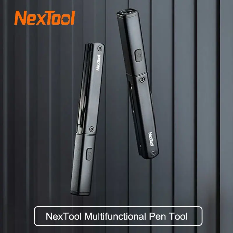 

NexTool Multifunctional Pen Tool N1 3-in-1 USB Rechargeable Flashlight Scissors Knife Multifunction Portable Mini Outdoors Tools