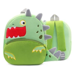 Cartoon Cute Plush Animal Backpack (Big Mouth Dinosaur)