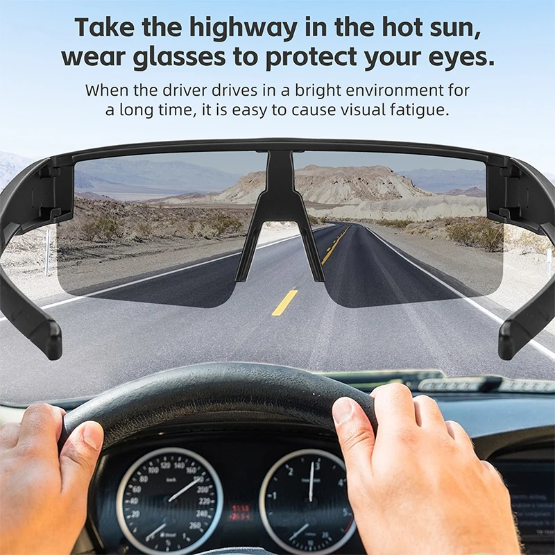 WEST BIKING Polarized Sunglasses Myopic Exclusive Glasses HD Lens Large Frame UV Protection Goggles For Driving Cycling Glasses