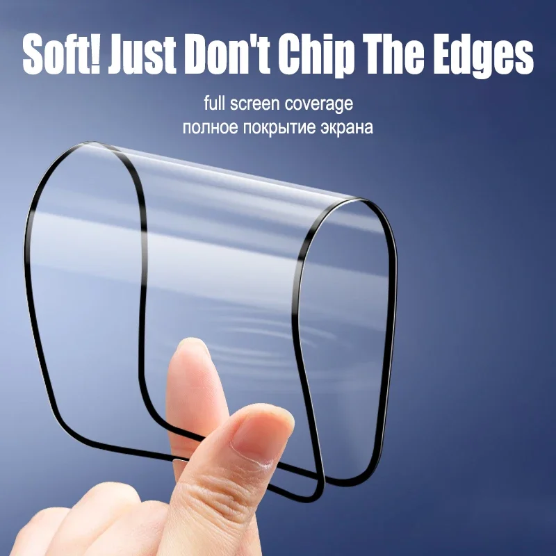 Pack of 4 Soft Clear HD Screen Protectors - Premium Ceramic Film