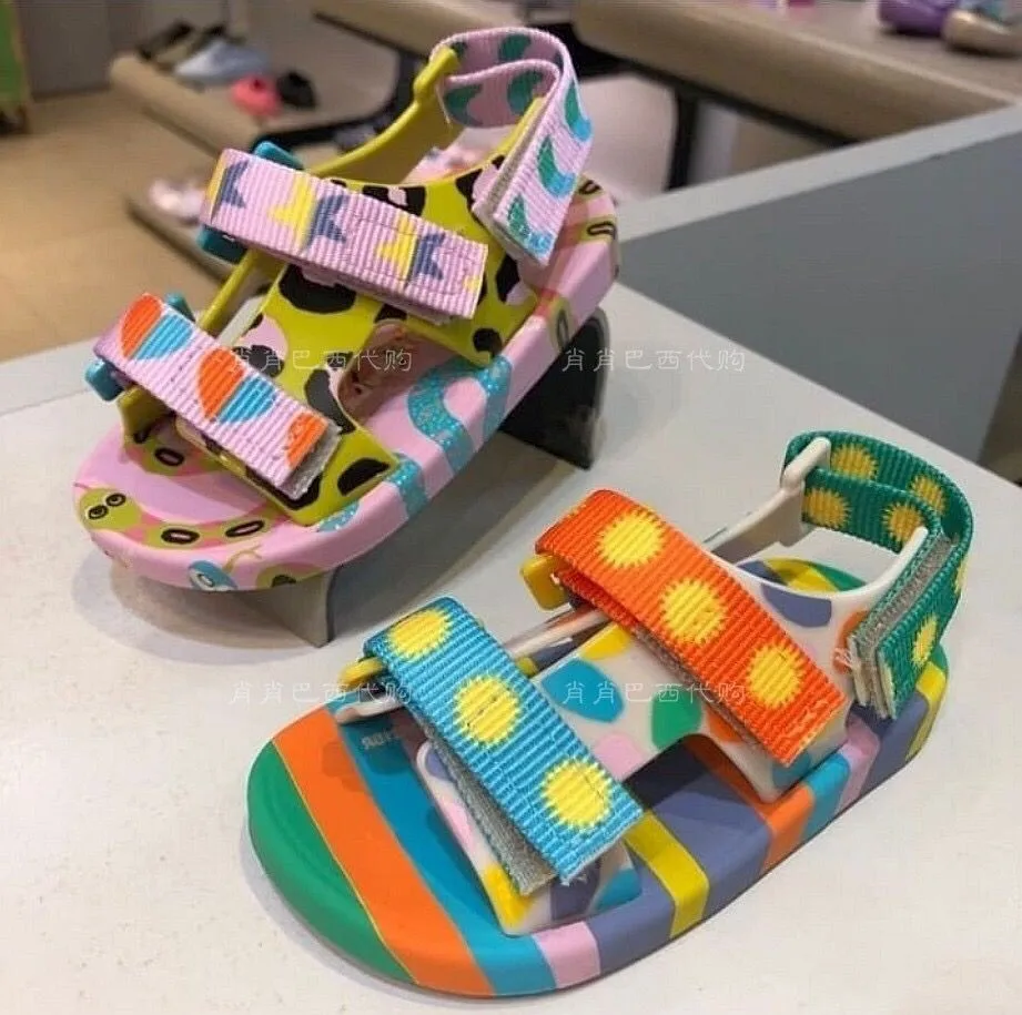 Children Summer Sandals Kids Beach Shoes Big Girl and Boy Fashion Jelly Shoes