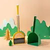 Kids Broom And Dustpan Set Fruit Design Kitchen Broom Little Housekeeping Helper Set House Cleaning Tools For Boys And Girls 1