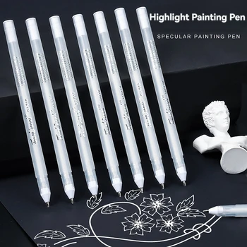 White Permanent Marker Pen Sets 1