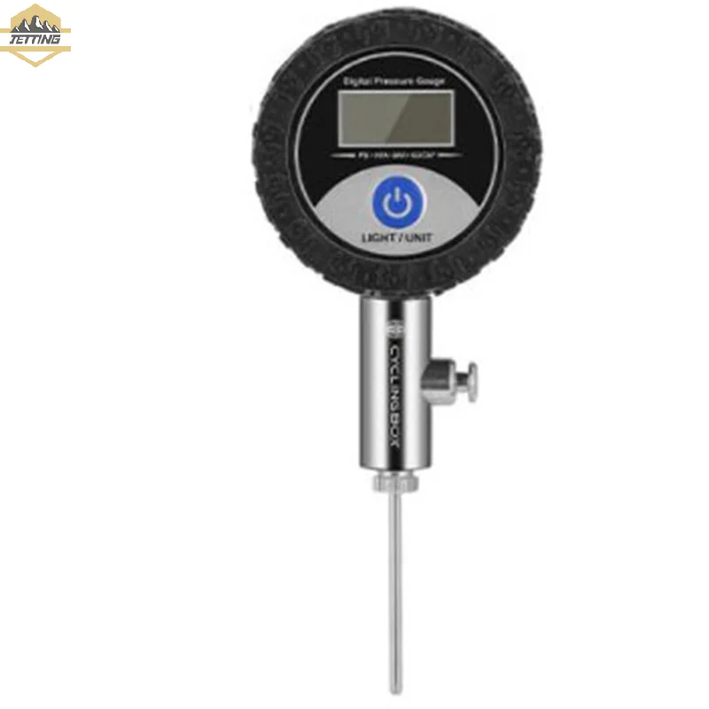 Ball Pressure Gauge Digital Display Barometer 0-1.4BAR Rubber Protective Cover For Football Basketball Volleyball
