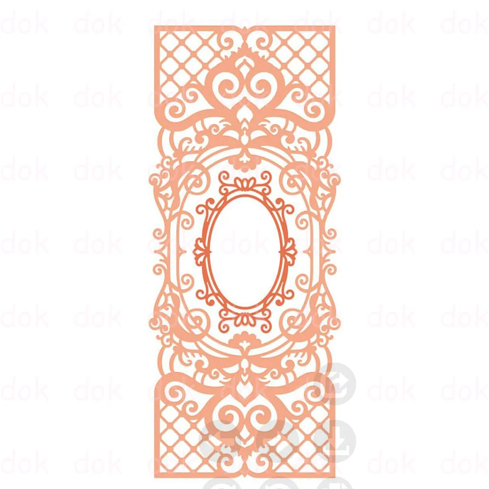 

Новые металлические Вырубные штампы, зернистость, украшение, трафарет, тиснение, шаблон «сделай сам», поздравительная открытка, ручная работа, прямоугольник из кружева