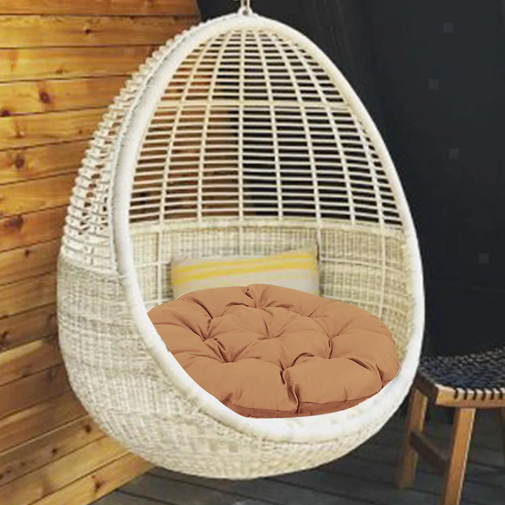 1pc Wasserdichte Stuhl Schaukel Kissen Stuhl Hängenden Korb Stuhl Papaya Stuhl Runde Kissen 60x60 Cm Hause textil Zubehör – Detail 8
