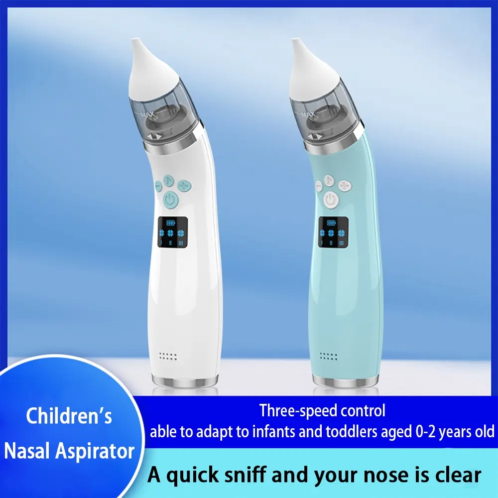 MEFISH-Absorbeur nasal électrique pour salle de bain, silencieux, bébé, obFum, rhinite, nettoyant, aspirateur nasal, aspiration à 3 vitesses, accessoires d'enrichissement