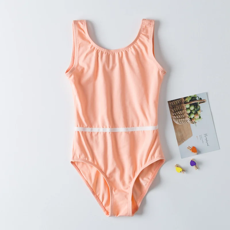 

Wholesale High Quality Cotton Spandex Ballet Dance Training Wear Camisole Girls Kids Leotards