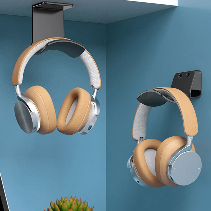 Headphone Storage Rack Hanging Type Home Office Storage Punch Free Clracket