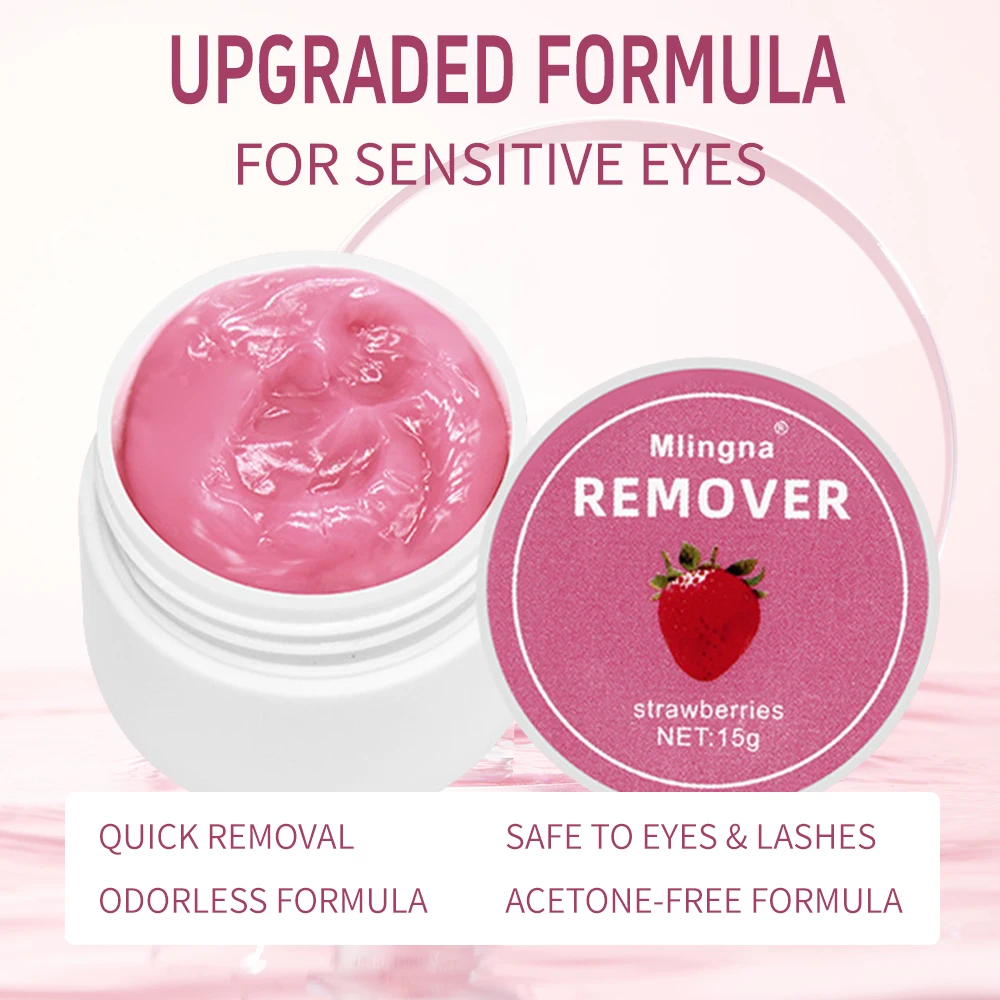 15g Eyelash Glue Lash Extensions Remover Cream Korea Professional Makeup Tools Lash Glue Remover Cream for Eyelash Extension 4