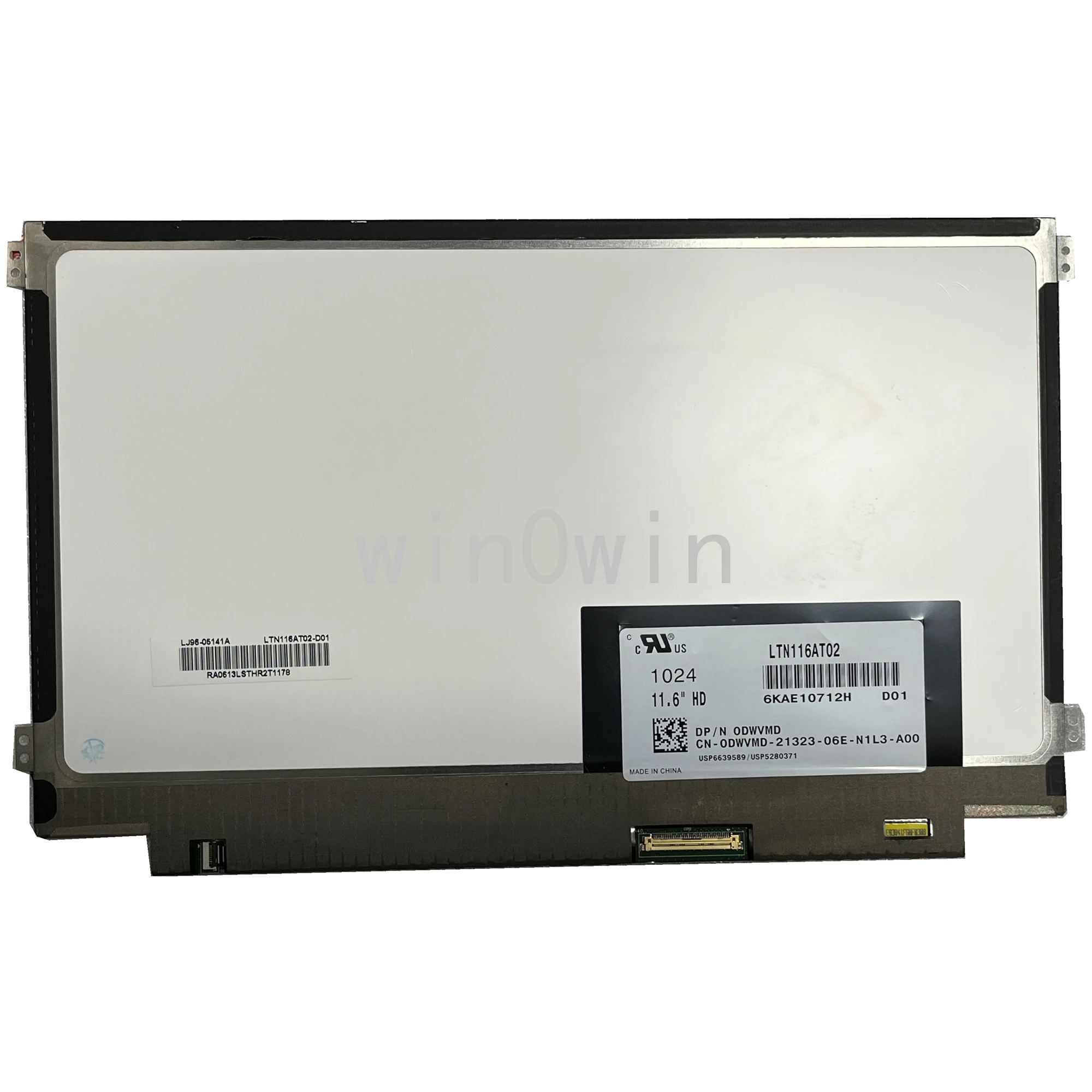 

LTN116AT02 D01 подходит для B116XW03 V.0 LP116WH2-TLN1 CLAA116WA03A Matrix для lenovo s206 x130e панель ЖК-экрана